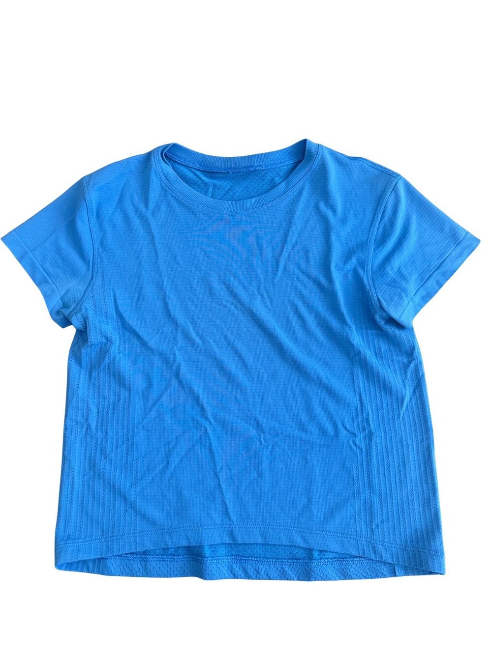 Lululemon Athletic Women’s Short Sleeve Crewneck Tee in Bright Blue